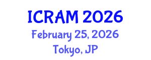 International Conference on Risk Assessment and Management (ICRAM) February 25, 2026 - Tokyo, Japan