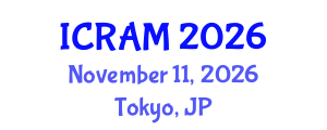 International Conference on Risk Assessment and Management (ICRAM) November 11, 2026 - Tokyo, Japan