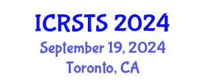 International Conference on Road Safety and Traffic Solutions (ICRSTS) September 19, 2024 - Toronto, Canada