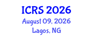 International Conference on Road Safety (ICRS) August 09, 2026 - Lagos, Nigeria