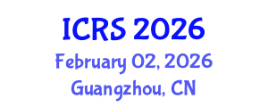 International Conference on Road Safety (ICRS) February 02, 2026 - Guangzhou, China International Conference on Road Safety (ICRS) February 02, 2026 - Guangzhou, China