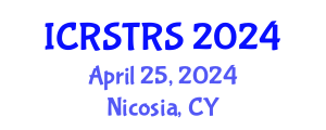 International Conference on Road Safety, Transport and Road Statistics (ICRSTRS) April 25, 2024 - Nicosia, Cyprus