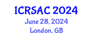 International Conference on Robotic Systems and Automatic Control (ICRSAC) June 28, 2024 - London, United Kingdom