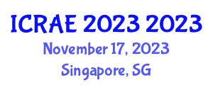 International Conference on Robotics and Automation Engineering (ICRAE 2023) November 17, 2023 - Singapore, Singapore International Conference on Robotics and Automation Engineering (ICRAE 2023) November 17, 2023 - Singapore, Singapore