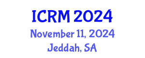 International Conference on Robotics and Mechatronics (ICRM) November 11, 2024 - Jeddah, Saudi Arabia