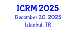 International Conference on Robotics and Mechatronics (ICRM) December 20, 2025 - Istanbul, Turkey