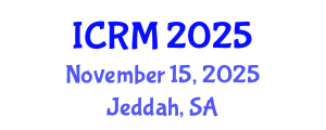 International Conference on Robotics and Mechatronics (ICRM) November 15, 2025 - Jeddah, Saudi Arabia