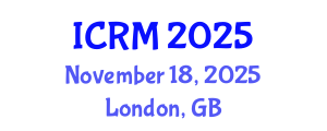 International Conference on Robotics and Mechatronics (ICRM) November 18, 2025 - London, United Kingdom