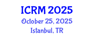 International Conference on Robotics and Mechatronics (ICRM) October 25, 2025 - Istanbul, Turkey