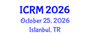 International Conference on Robotics and Mechatronics (ICRM) October 25, 2026 - Istanbul, Turkey