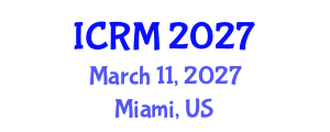 International Conference on Robotics and Mechatronics (ICRM) March 11, 2027 - Miami, United States International Conference on Robotics and Mechatronics (ICRM) March 11, 2027 - Miami, United States
