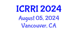 International Conference on Robotics and Robot Intelligence (ICRRI) August 05, 2024 - Vancouver, Canada