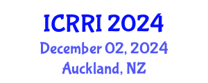 International Conference on Robotics and Robot Intelligence (ICRRI) December 02, 2024 - Auckland, New Zealand