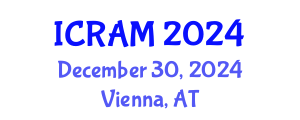 International Conference on Robotics, Automation and Mechatronics (ICRAM) December 30, 2024 - Vienna, Austria