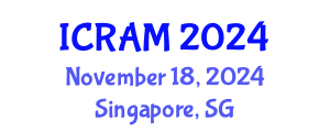 International Conference on Robotics, Automation and Mechatronics (ICRAM) November 18, 2024 - Singapore, Singapore