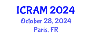 International Conference on Robotics, Automation and Mechatronics (ICRAM) October 28, 2024 - Paris, France