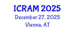 International Conference on Robotics, Automation and Mechatronics (ICRAM) December 27, 2025 - Vienna, Austria