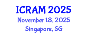 International Conference on Robotics, Automation and Mechatronics (ICRAM) November 18, 2025 - Singapore, Singapore