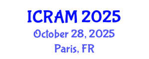 International Conference on Robotics, Automation and Mechatronics (ICRAM) October 28, 2025 - Paris, France