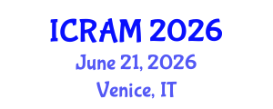 International Conference on Robotics, Automation and Mechatronics (ICRAM) June 21, 2026 - Venice, Italy