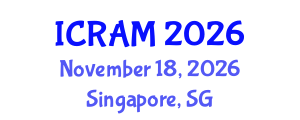 International Conference on Robotics, Automation and Mechatronics (ICRAM) November 18, 2026 - Singapore, Singapore