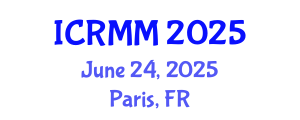 International Conference on Robotics, Mechanics and Mechatronics (ICRMM) June 24, 2025 - Paris, France