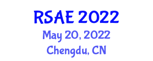 International Conference on Robotics Systems and Automation Engineering (RSAE) May 20, 2022 - Chengdu, China