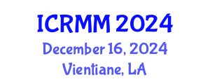 International Conference on Rock Mechanics and Mining (ICRMM) December 16, 2024 - Vientiane, Laos