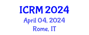 International Conference on Rock Mechanics (ICRM) April 04, 2024 - Rome, Italy