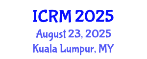 International Conference on Rock Mechanics (ICRM) August 23, 2025 - Kuala Lumpur, Malaysia