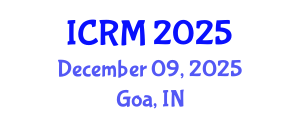 International Conference on Rock Mechanics (ICRM) December 09, 2025 - Goa, India