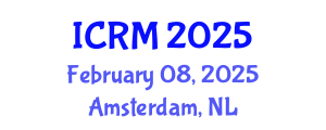 International Conference on Rock Mechanics (ICRM) February 08, 2025 - Amsterdam, Netherlands