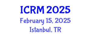 International Conference on Rock Mechanics (ICRM) February 15, 2025 - Istanbul, Turkey