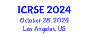 International Conference on Rock Slope Engineering (ICRSE) October 28, 2024 - Los Angeles, United States