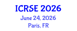 International Conference on Rock Slope Engineering (ICRSE) June 24, 2026 - Paris, France