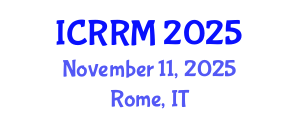 International Conference on Rockbolting and Rock Mechanics (ICRRM) November 11, 2025 - Rome, Italy