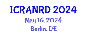 International Conference on Ruminant Animal Nutrition and Recent Developments (ICRANRD) May 16, 2024 - Berlin, Germany