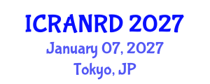 International Conference on Ruminant Animal Nutrition and Recent Developments (ICRANRD) January 07, 2027 - Tokyo, Japan