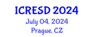 International Conference on Rural Electrification for Sustainable Development (ICRESD) July 04, 2024 - Prague, Czechia
