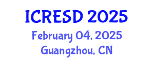 International Conference on Rural Electrification for Sustainable Development (ICRESD) February 04, 2025 - Guangzhou, China