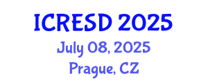 International Conference on Rural Electrification for Sustainable Development (ICRESD) July 08, 2025 - Prague, Czechia