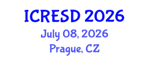 International Conference on Rural Electrification for Sustainable Development (ICRESD) July 08, 2026 - Prague, Czechia