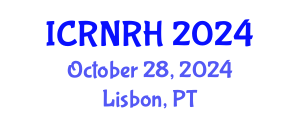 International Conference on Rural Nursing and Rural Health (ICRNRH) October 28, 2024 - Lisbon, Portugal