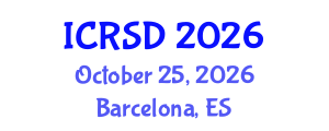 International Conference on Rural Sociology and Development (ICRSD) October 25, 2026 - Barcelona, Spain