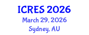 International Conference on Russian and Eurasian Studies (ICRES) March 29, 2026 - Sydney, Australia