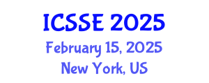 International Conference on Safety and Systems Engineering (ICSSE) February 15, 2025 - New York, United States