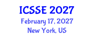 International Conference on Safety and Systems Engineering (ICSSE) February 17, 2027 - New York, United States International Conference on Safety and Systems Engineering (ICSSE) February 17, 2027 - New York, United States