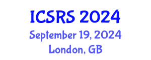 International Conference on Satellite Remote Sensing (ICSRS) September 19, 2024 - London, United Kingdom