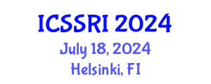 International Conference on Scholarly, Scientific Research and Innovation (ICSSRI) July 18, 2024 - Helsinki, Finland