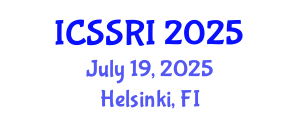 International Conference on Scholarly, Scientific Research and Innovation (ICSSRI) July 19, 2025 - Helsinki, Finland